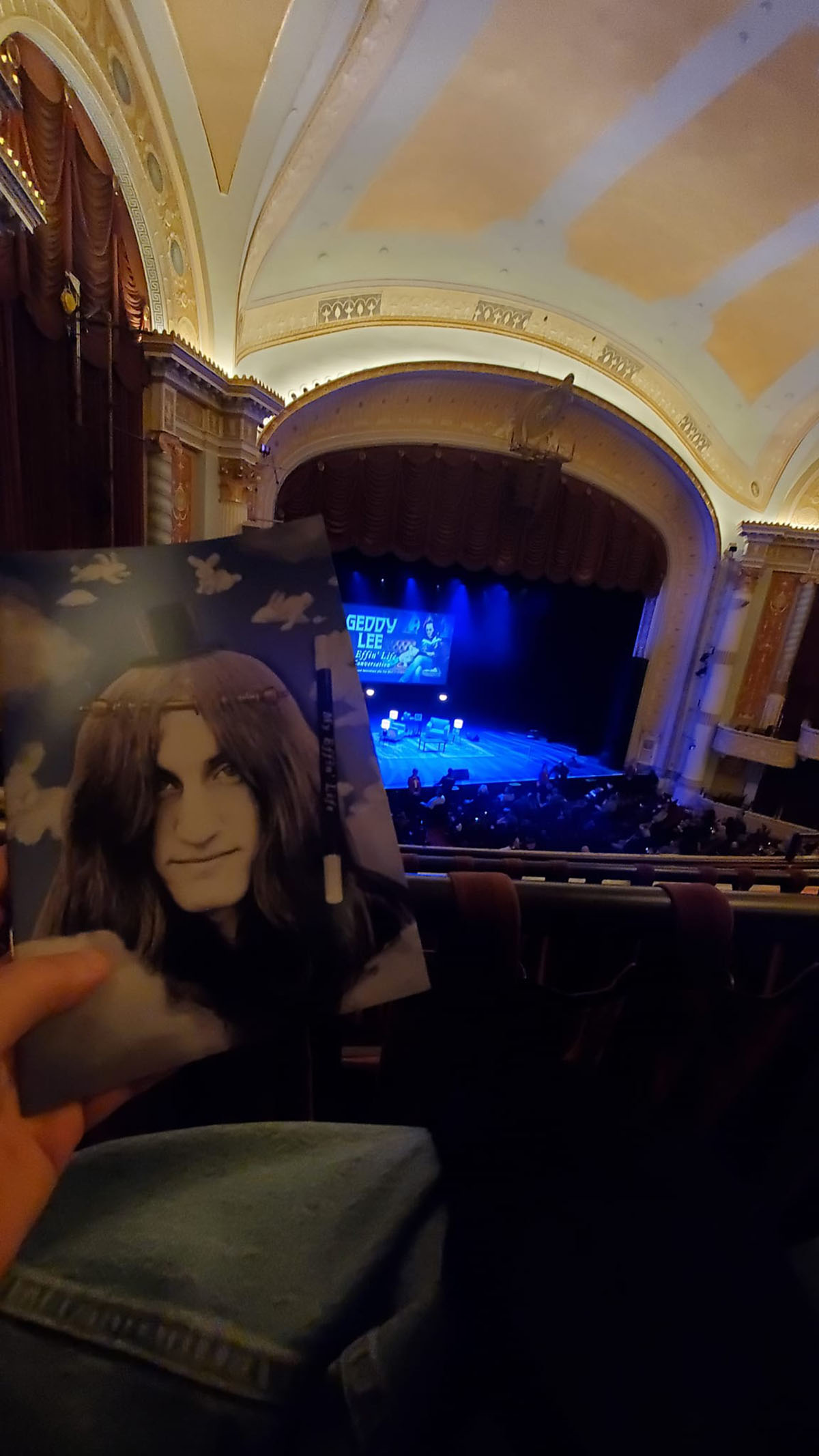 Geddy Lee 'My Effin' Life In Conversation' Tour Pictures - State Theatre - Cleveland, Ohio - November 19th, 2023